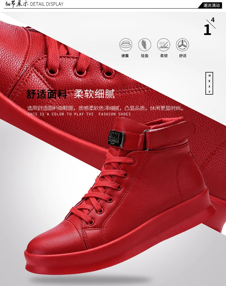 Brand Men's High-top Sneakers