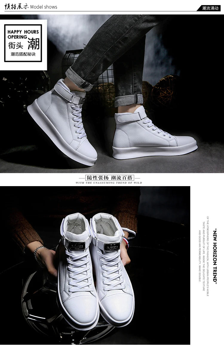 Brand Men's High-top Sneakers