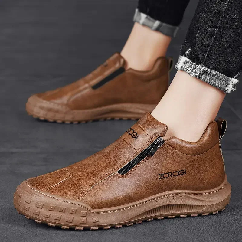 Zipper Outdoor Sports Shoes Unisex Shoes for Men