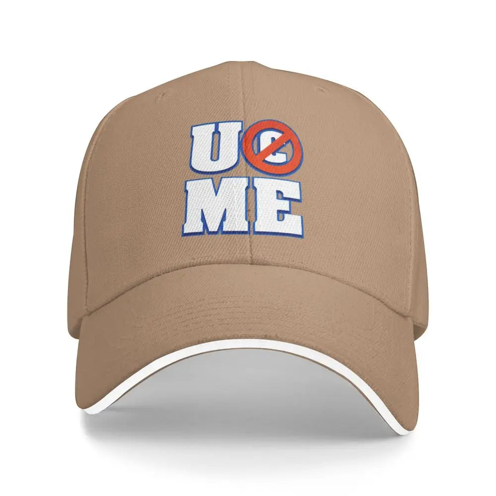 Yellow Wrestling john Cena White Custom Baseball Caps