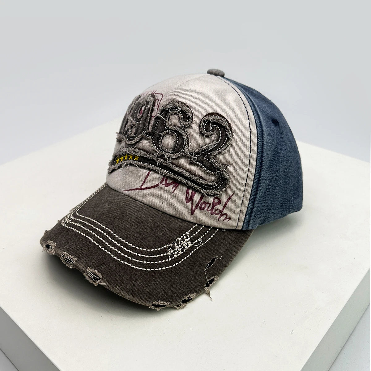 New Unisex PATCH 1962 Letters Broken Style Baseball Hats