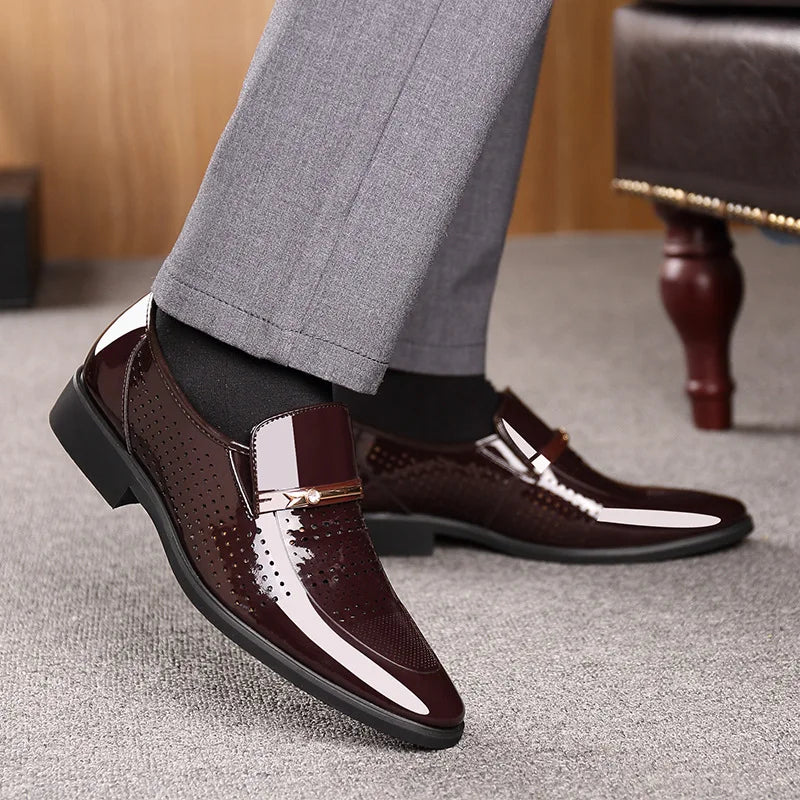 Summer Leather Men's Casual, Business Shoes