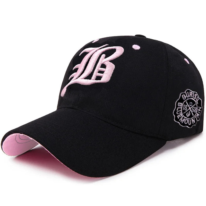 fashionable embroidered baseball cap