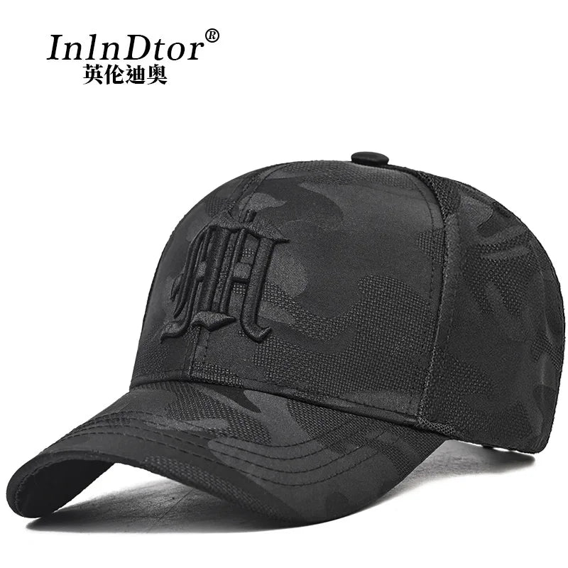 New camouflage embroidered baseball cap