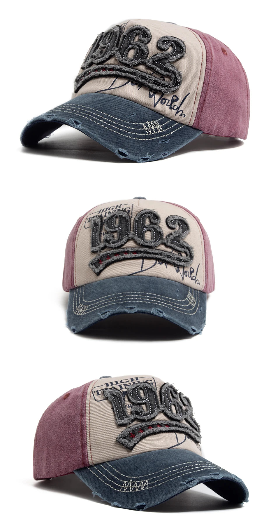 Fashion Vintage Washed Cotton Baseball Cap