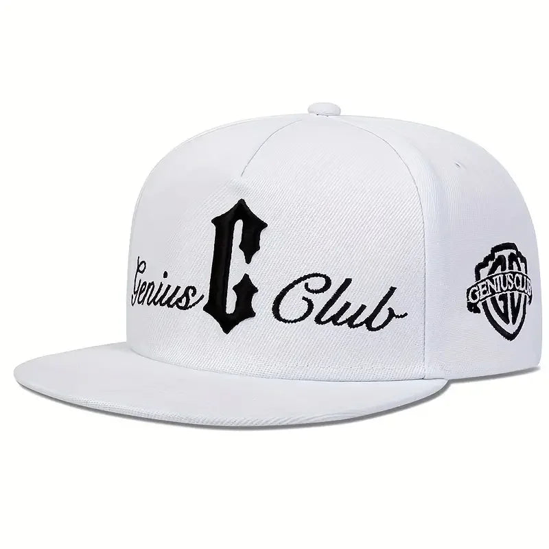 Fashion Unisex Letter Side GENIUS CLUB Embroidery Hip-hop Hats