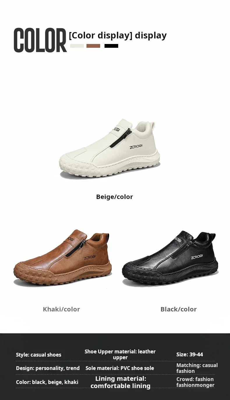 Zipper Outdoor Sports Shoes Unisex Shoes for Men