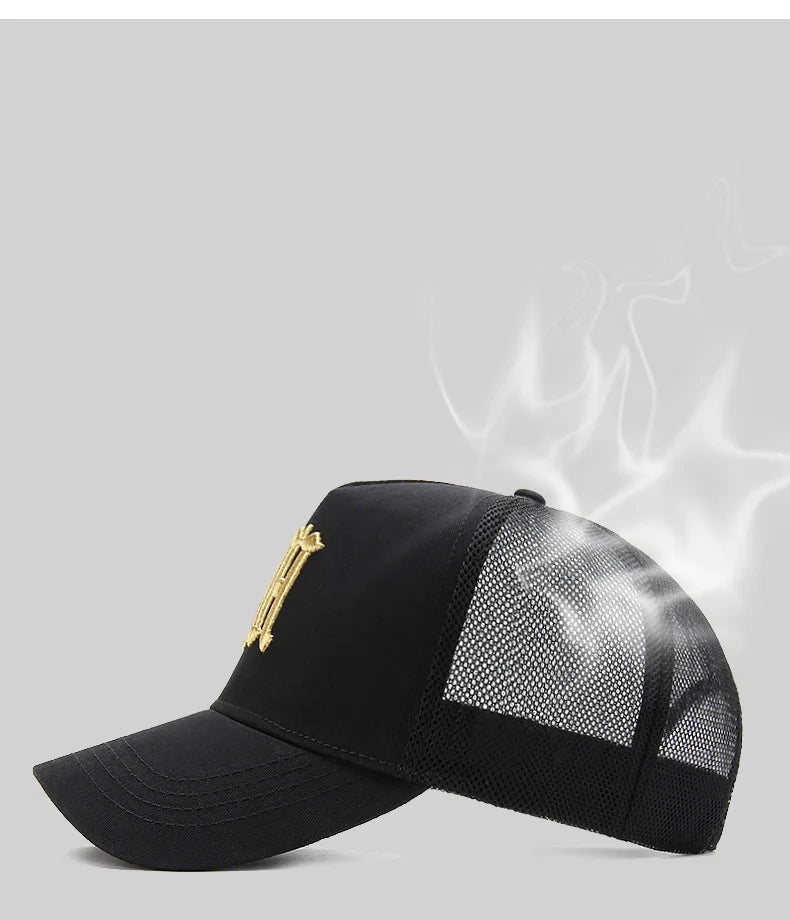 New Hat Men's Summer Thin High Top Baseball Cap