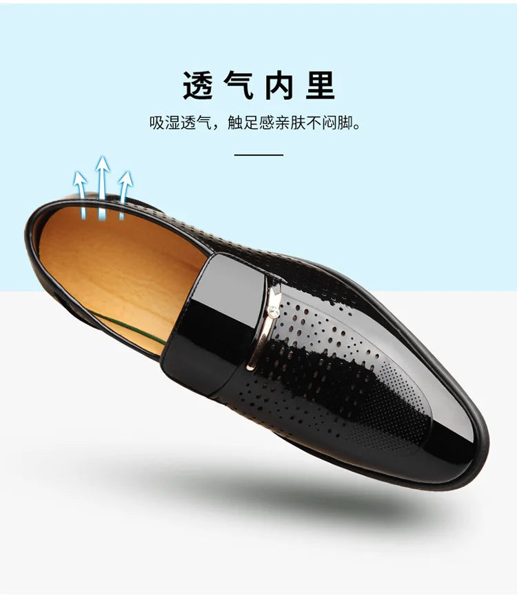 Summer Leather Men's Casual, Business Shoes