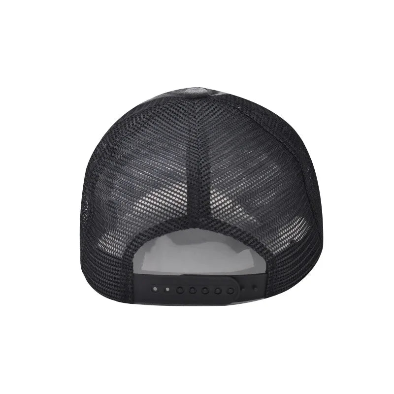 Washed Cotton Mesh Breathable Baseball Cap