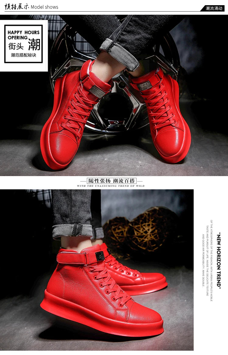 Brand Men's High-top Sneakers