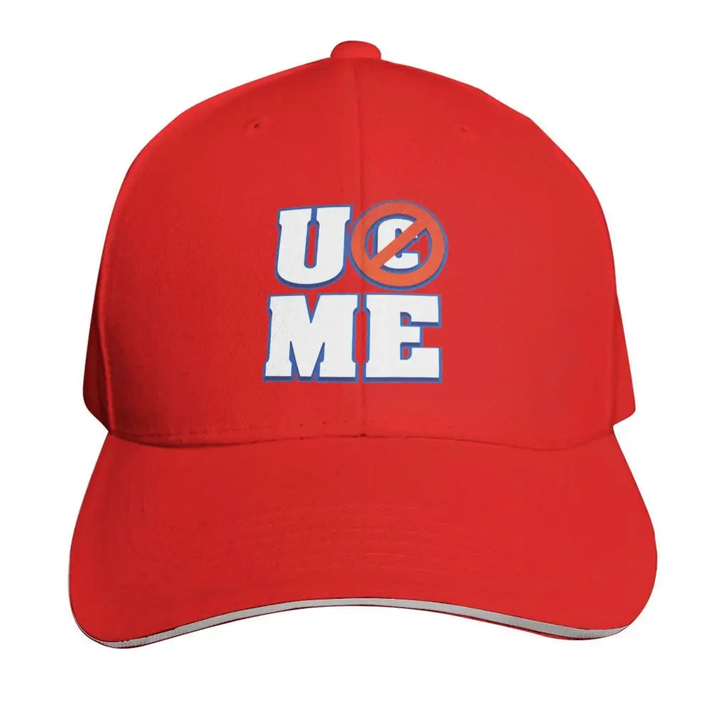 Yellow Wrestling john Cena White Custom Baseball Caps