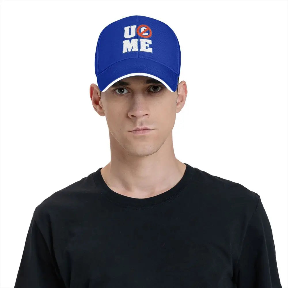 Yellow Wrestling john Cena White Custom Baseball Caps