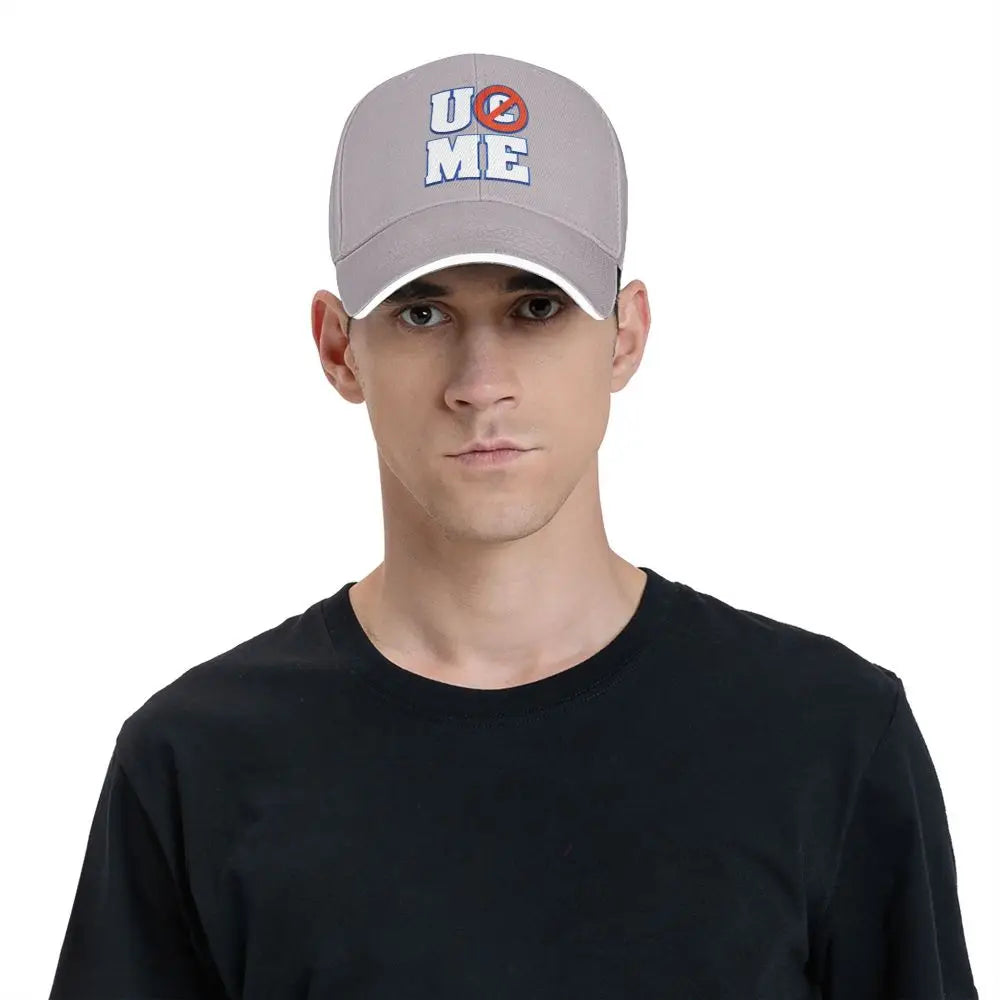 Yellow Wrestling john Cena White Custom Baseball Caps