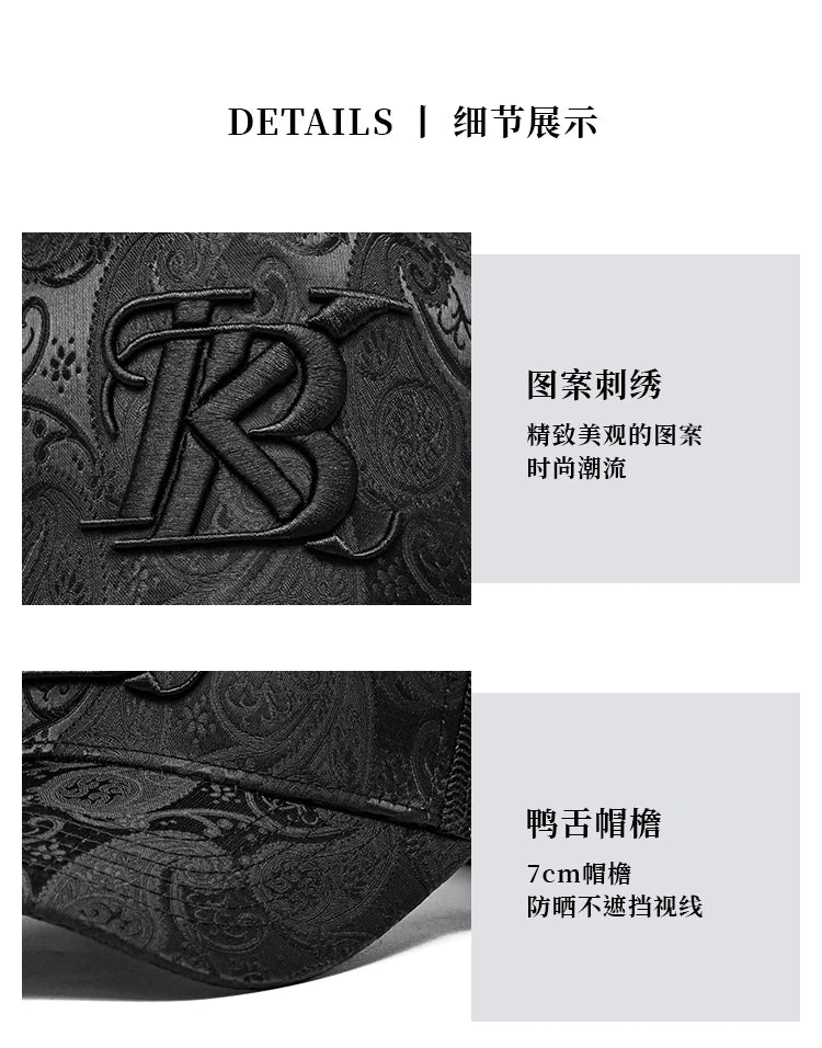 2025 Fashion Embroidery High top Baseball Cap
