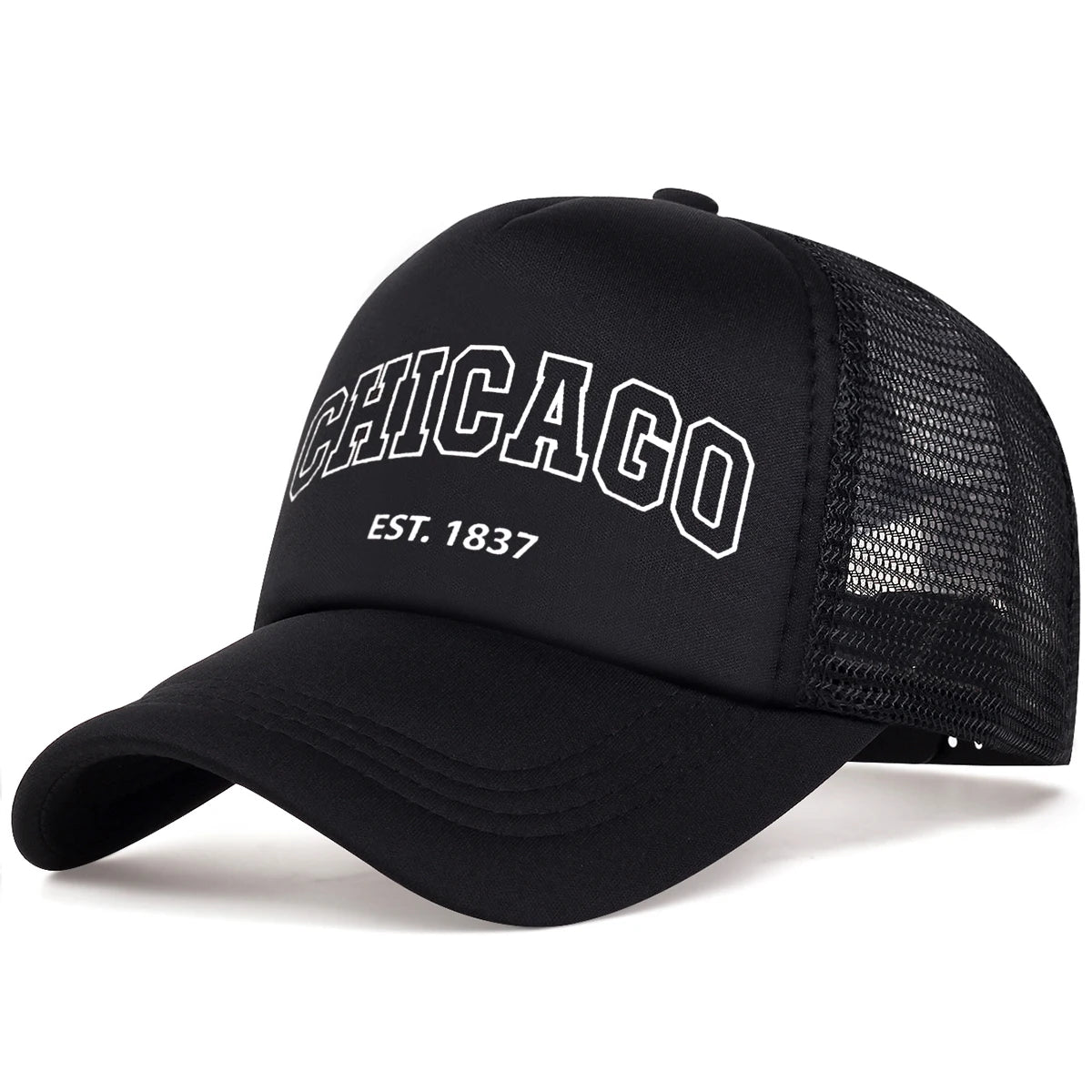 2025 New Korean Chicago Embroidery Baseball Cap