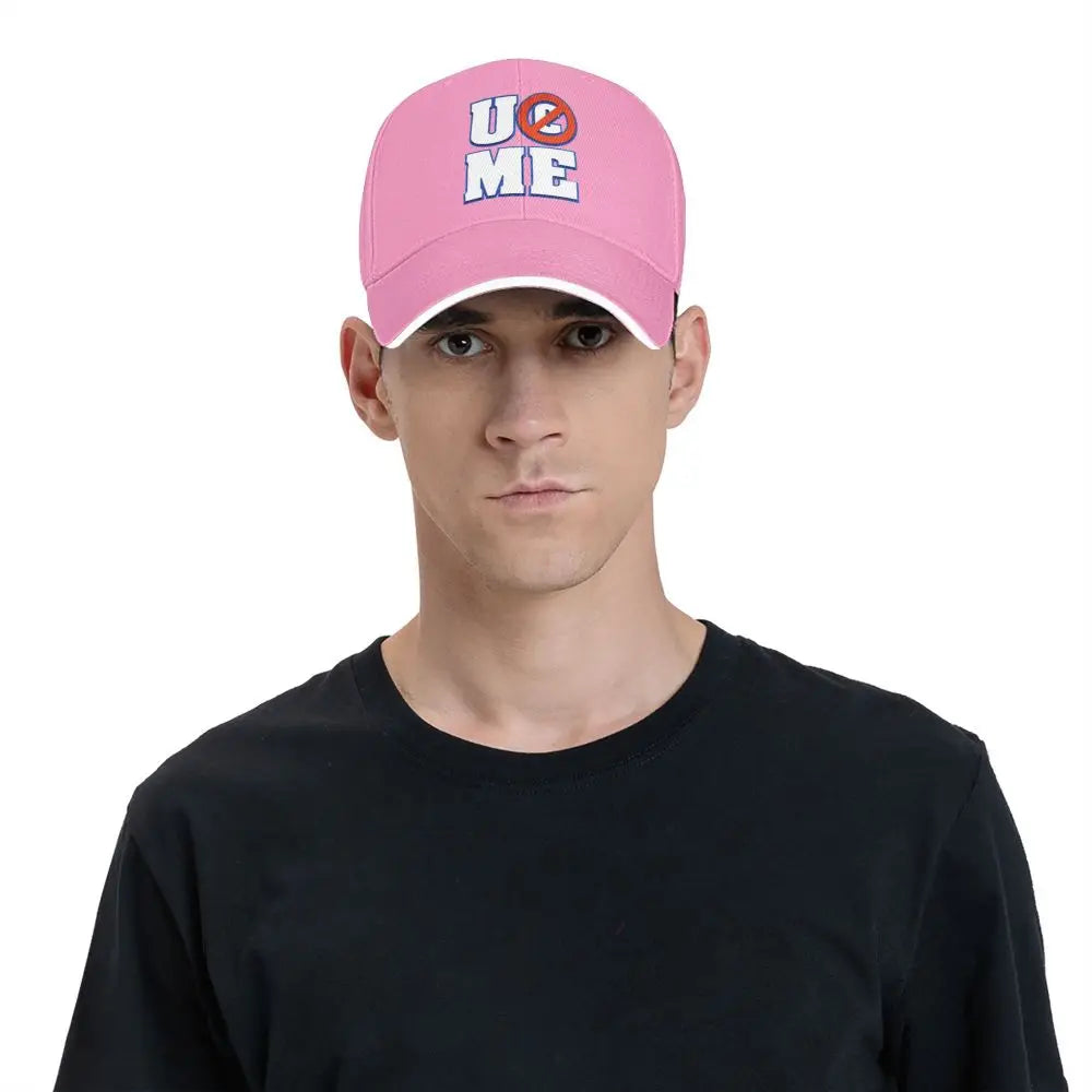 Yellow Wrestling john Cena White Custom Baseball Caps