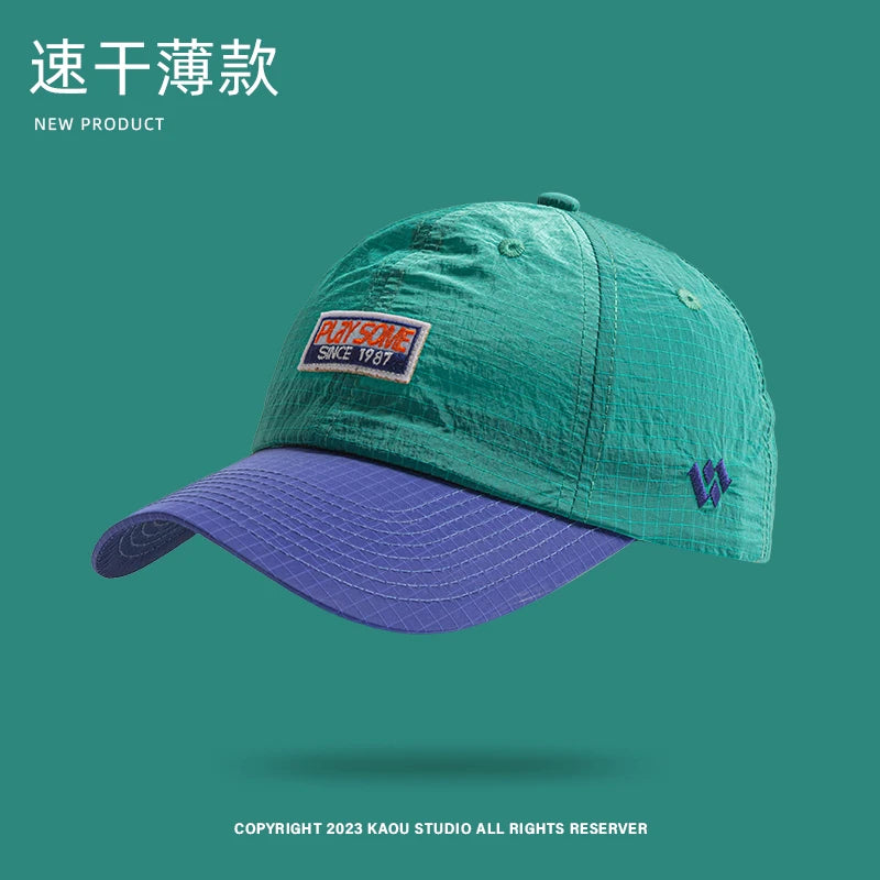 High-quality Contrasting Color Trend Summer Quick-drying Hat