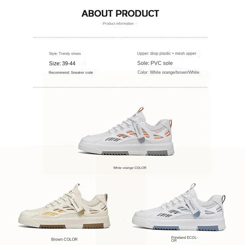 Summer Versatile Students Sports Shoes Trending Casual Non-slip Lightweight Sneakers