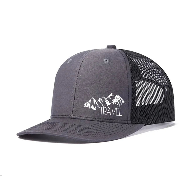 Spring summer Luxury Peak TRAVEL Curved Adult Baseball Cap