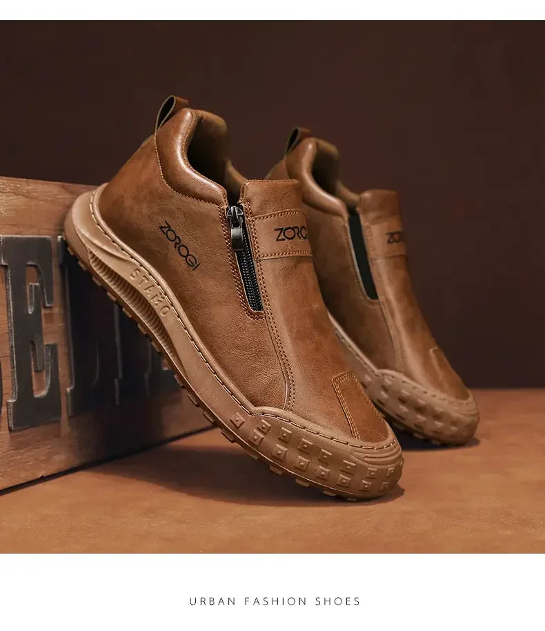 Zipper Outdoor Sports Shoes Unisex Shoes for Men