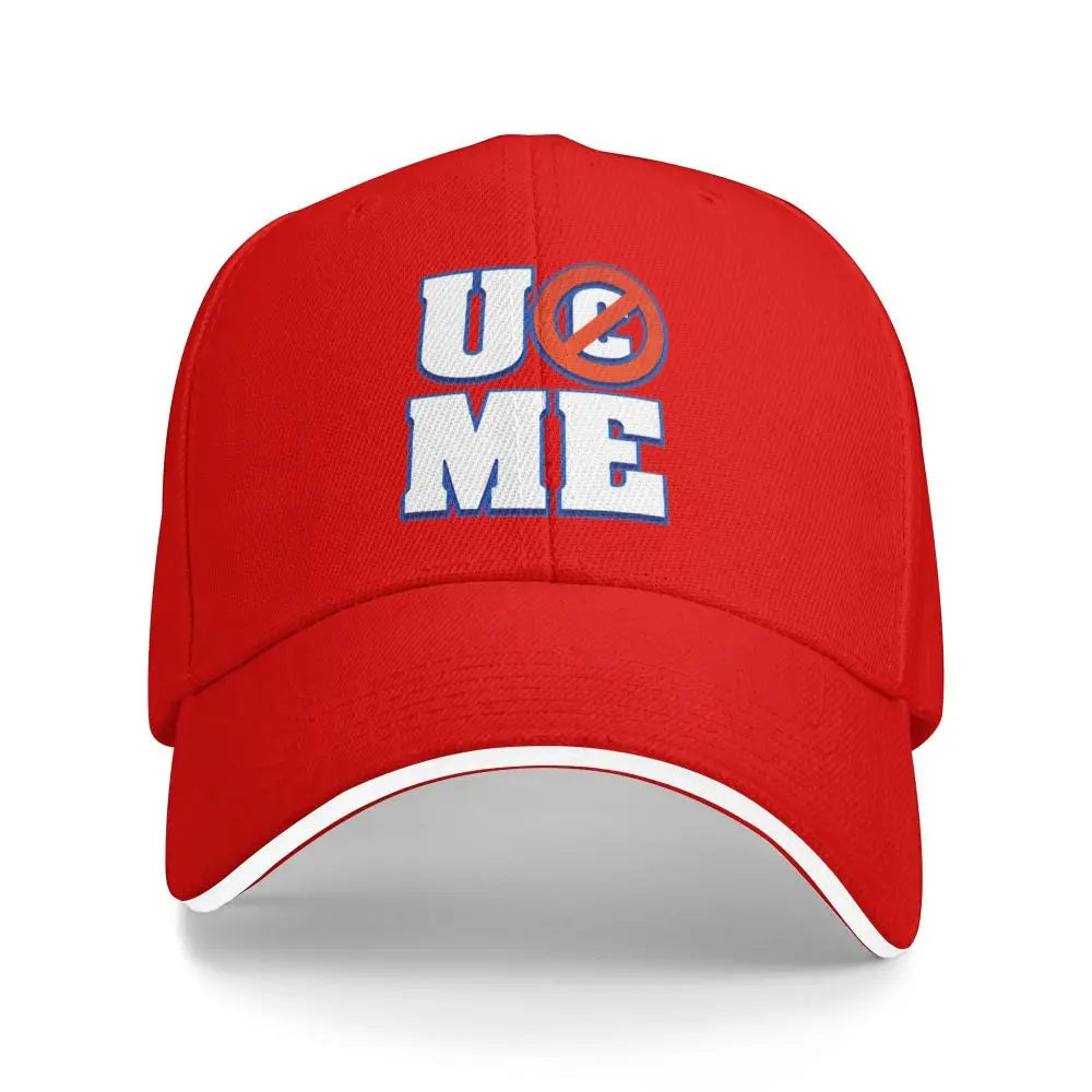 Yellow Wrestling john Cena White Custom Baseball Caps