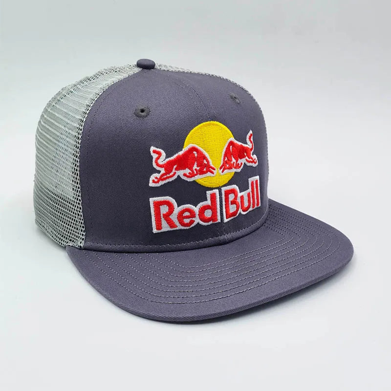 High Quality Red Bull Flat Brim Baseball Cap