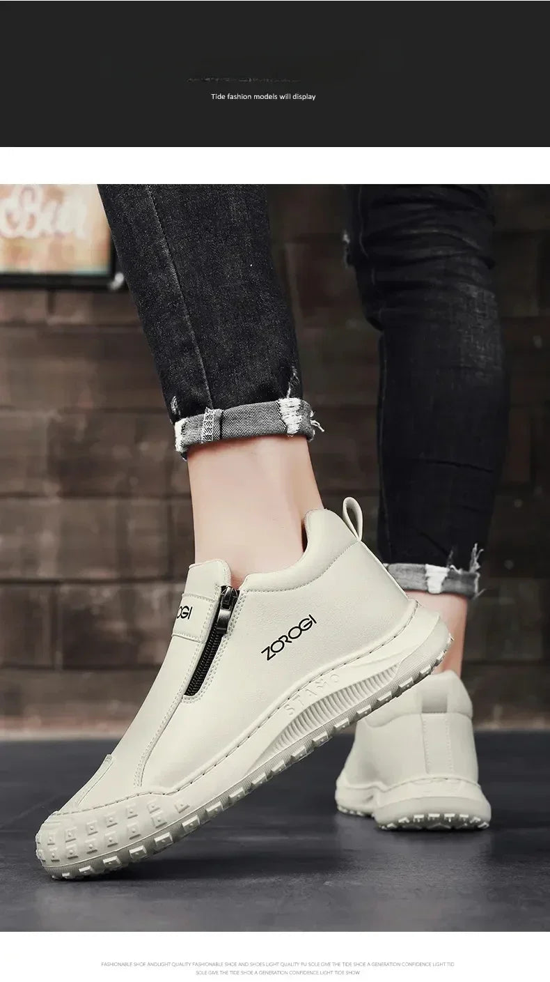 Zipper Outdoor Sports Shoes Unisex Shoes for Men