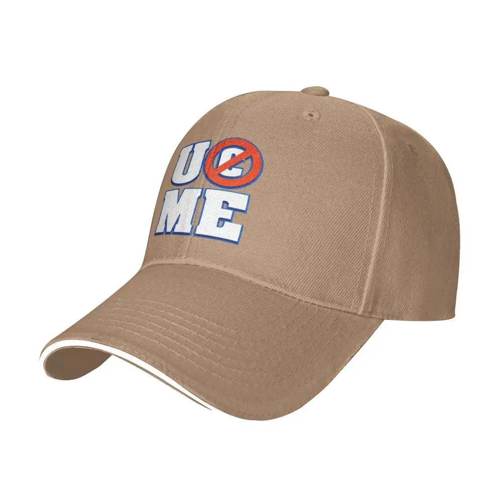 Yellow Wrestling john Cena White Custom Baseball Caps