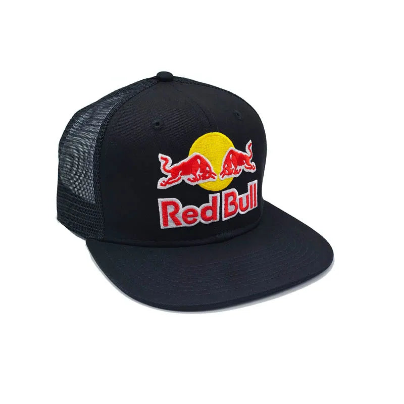 High Quality Red Bull Flat Brim Baseball Cap