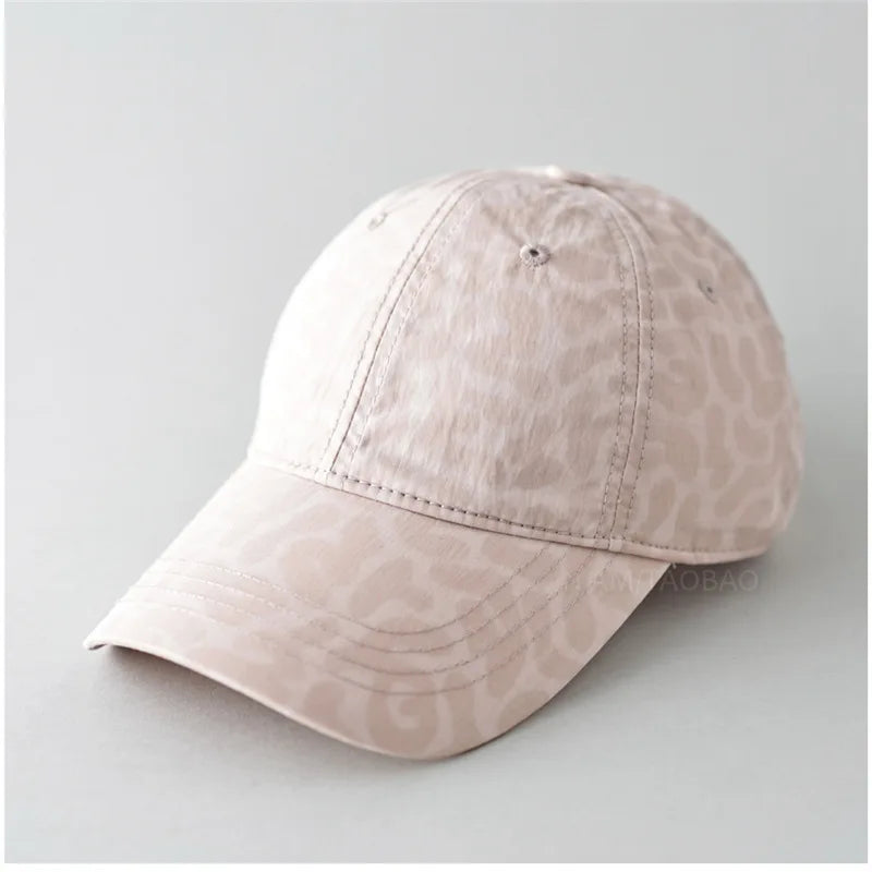2025 New leopard print quick dry baseball cap