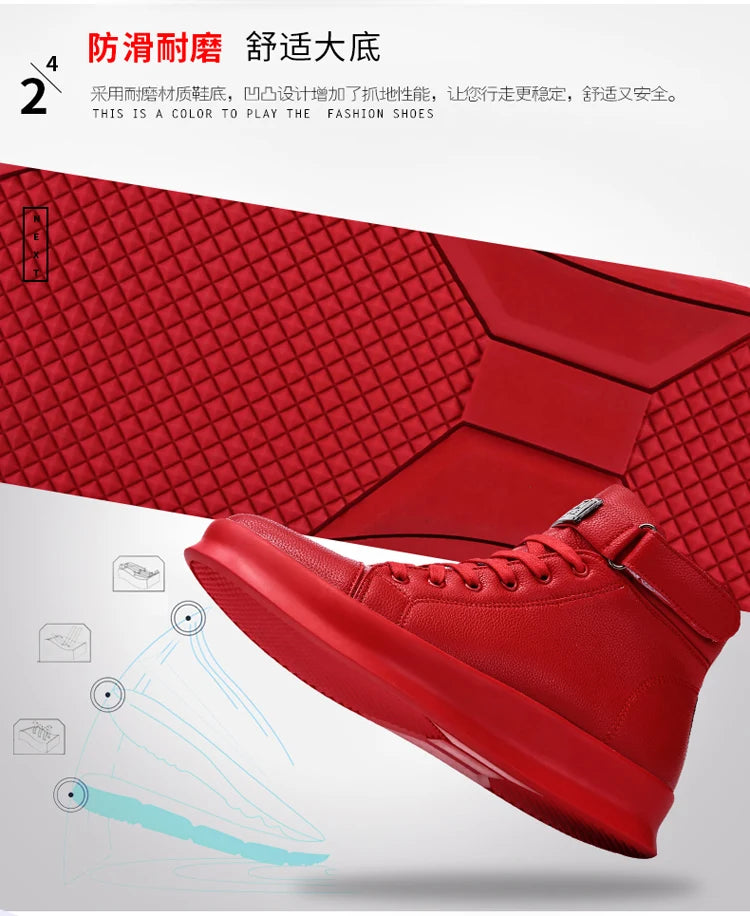 Brand Men's High-top Sneakers