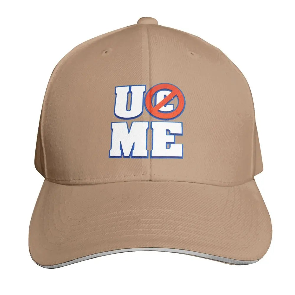 Yellow Wrestling john Cena White Custom Baseball Caps