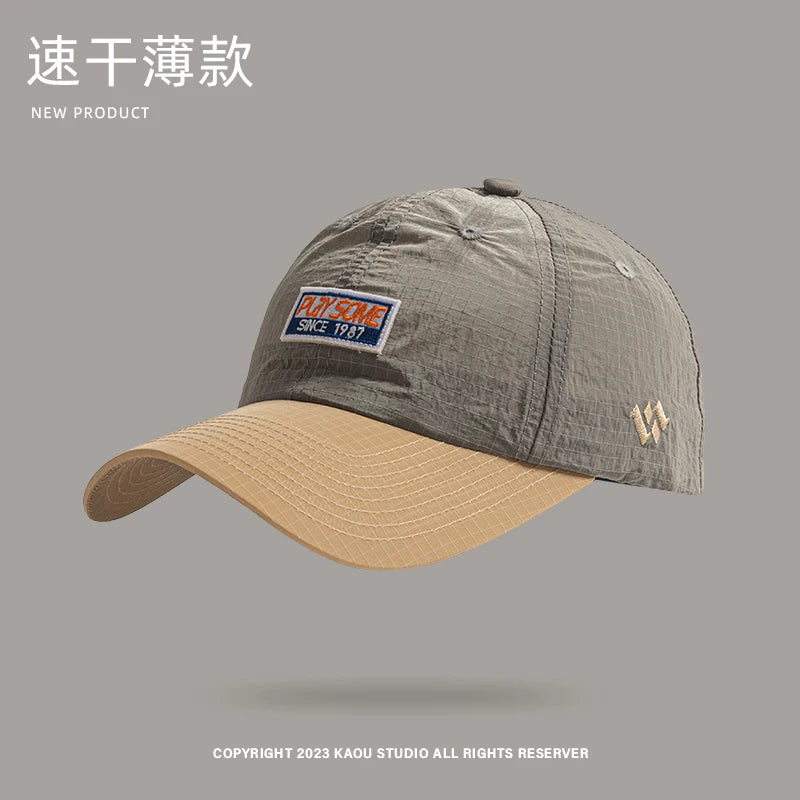 High-quality Contrasting Color Trend Summer Quick-drying Hat