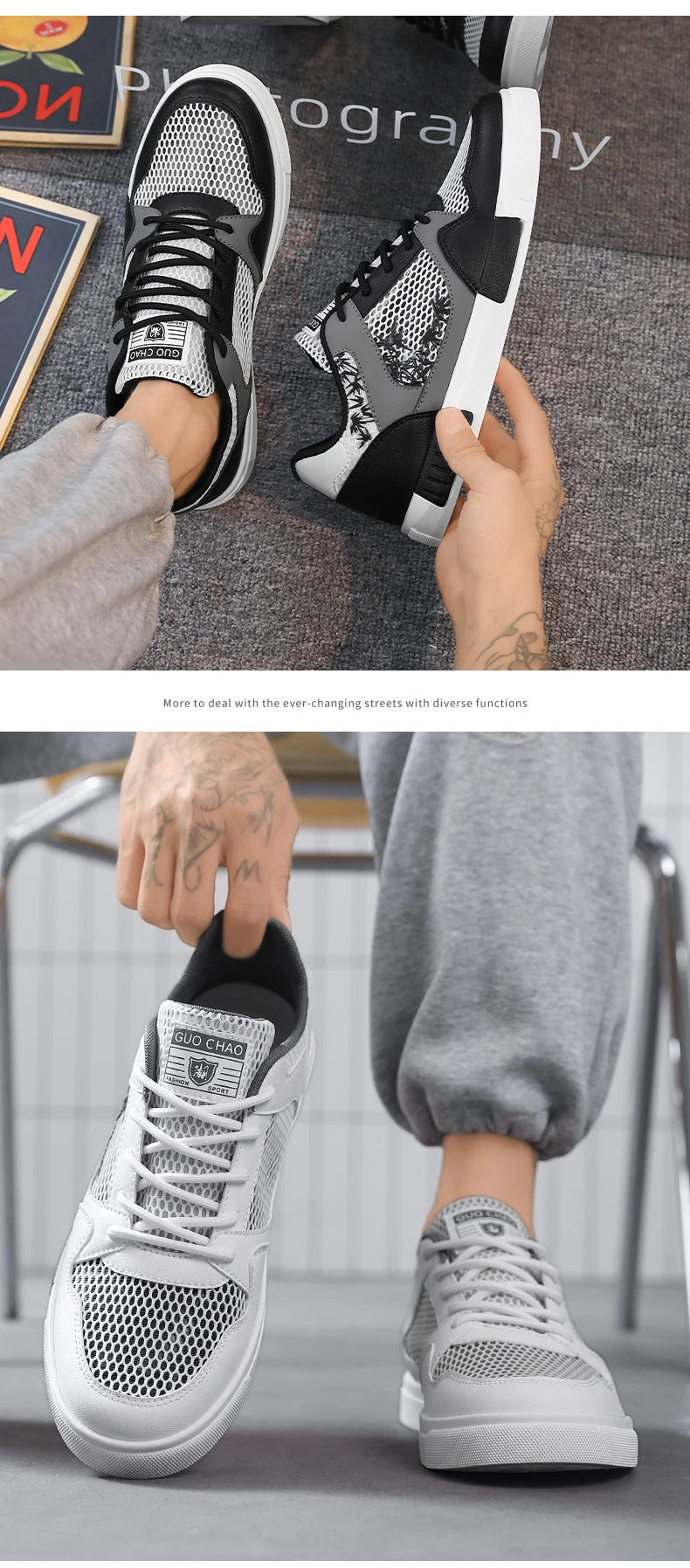 Lightweight Comfortable Designer Walking Shoes for Men