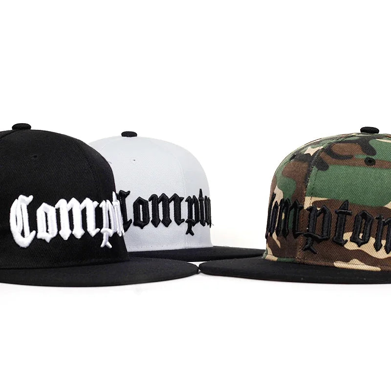 New COMPTON Embroidery Baseball Cap