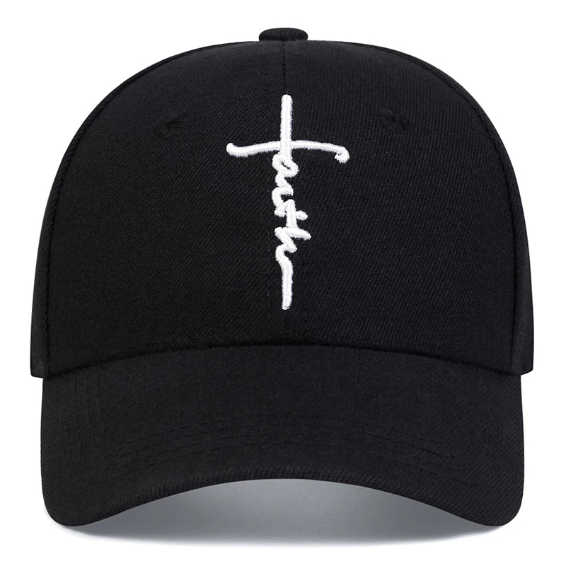 Unisex Letter Cross Embroidery Baseball Caps