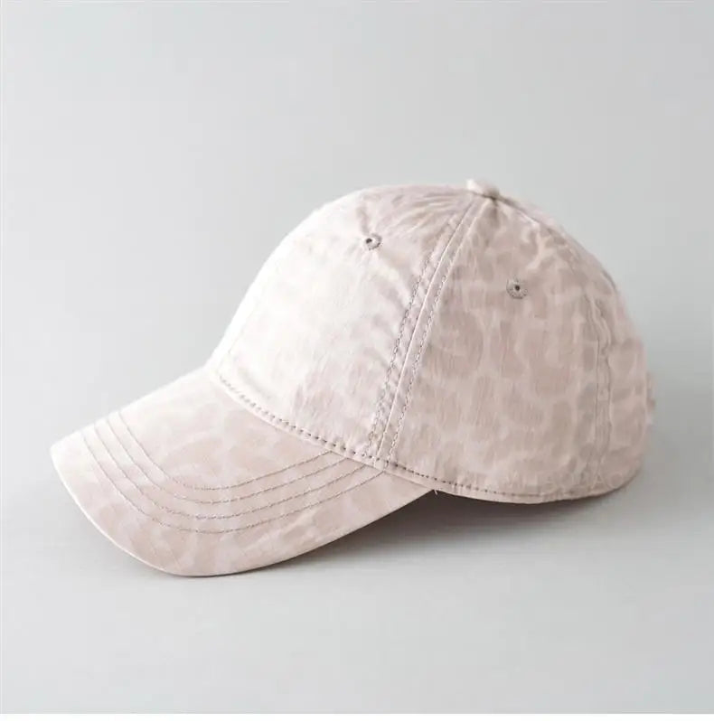 2025 New leopard print quick dry baseball cap