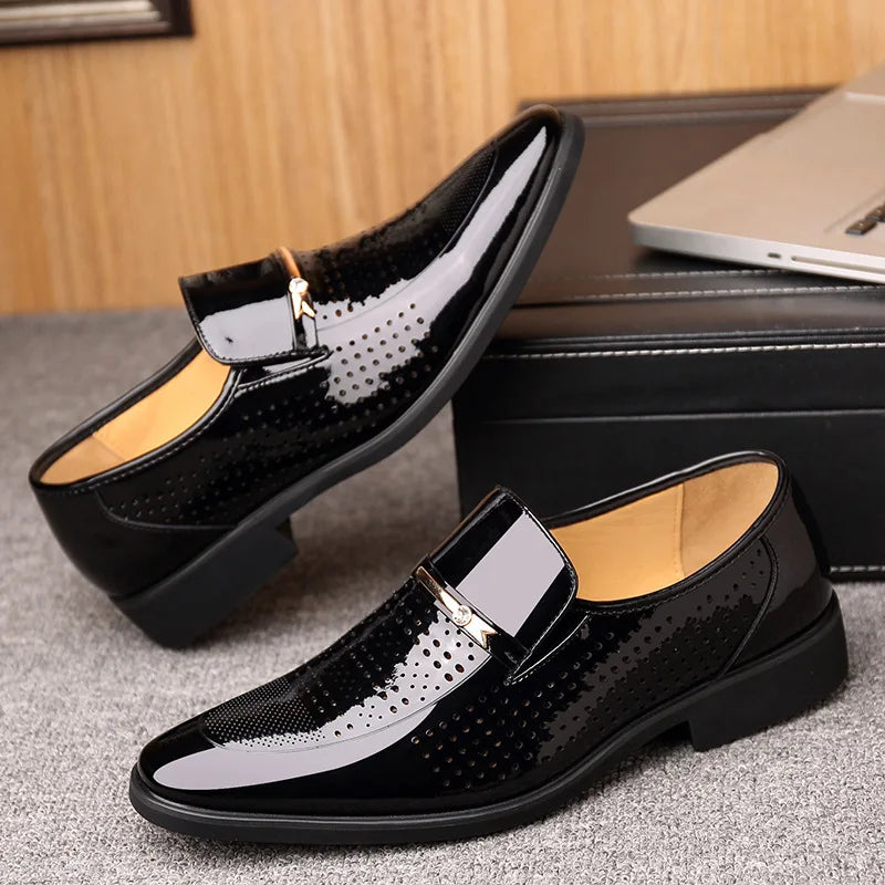Summer Leather Men's Casual, Business Shoes