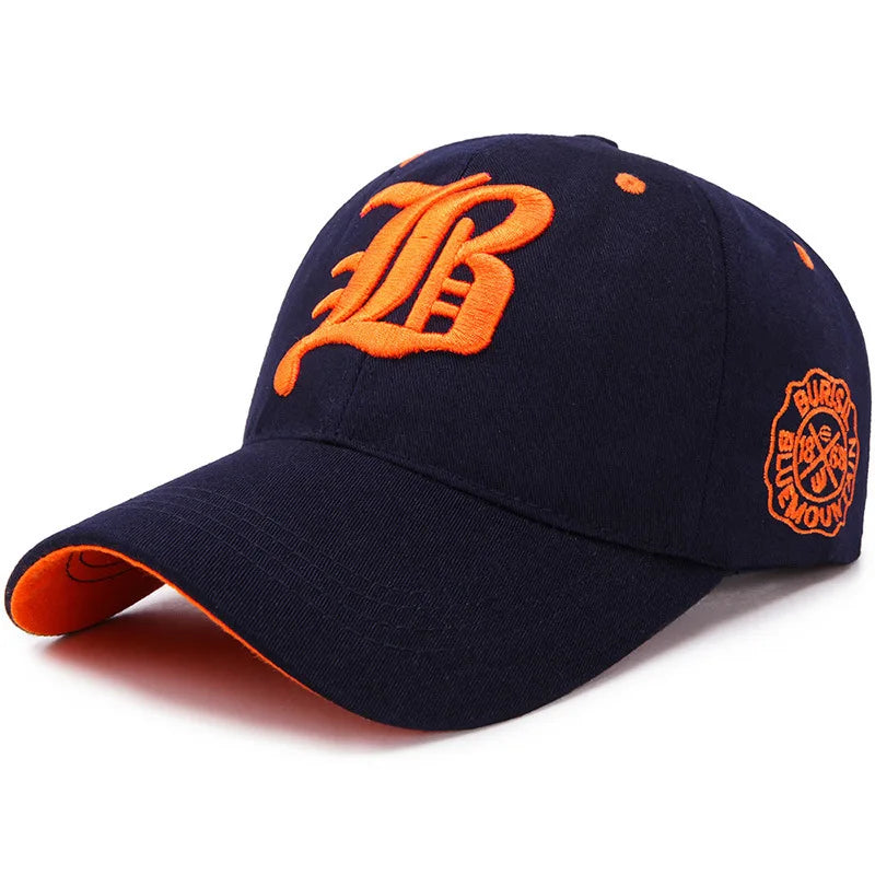 fashionable embroidered baseball cap