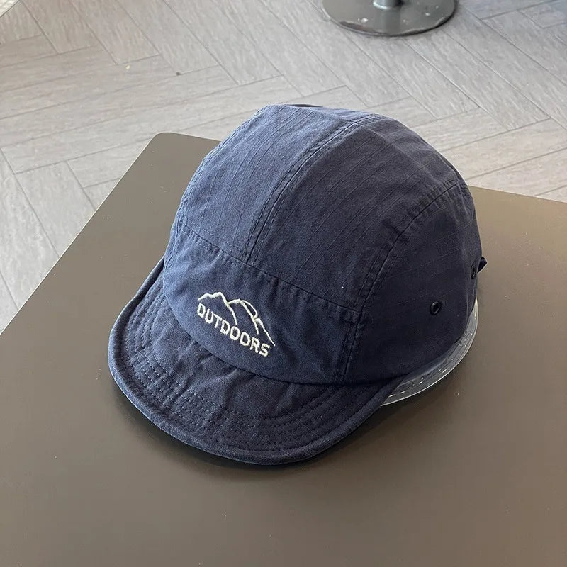 Short Brim Soft Baseball Cap