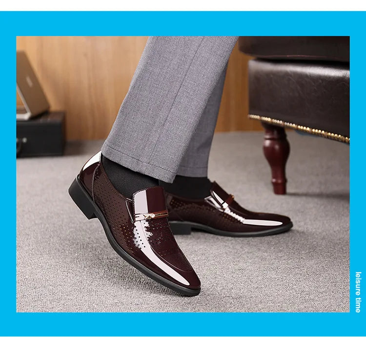 Summer Leather Men's Casual, Business Shoes
