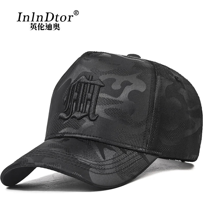 New camouflage embroidered baseball cap