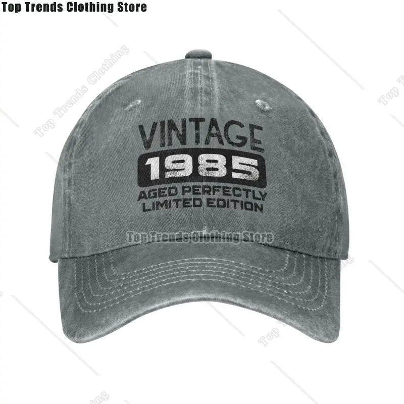 Birthday Gift Vintage 1985 Aged Perfectly Limited Edition Baseball Cap