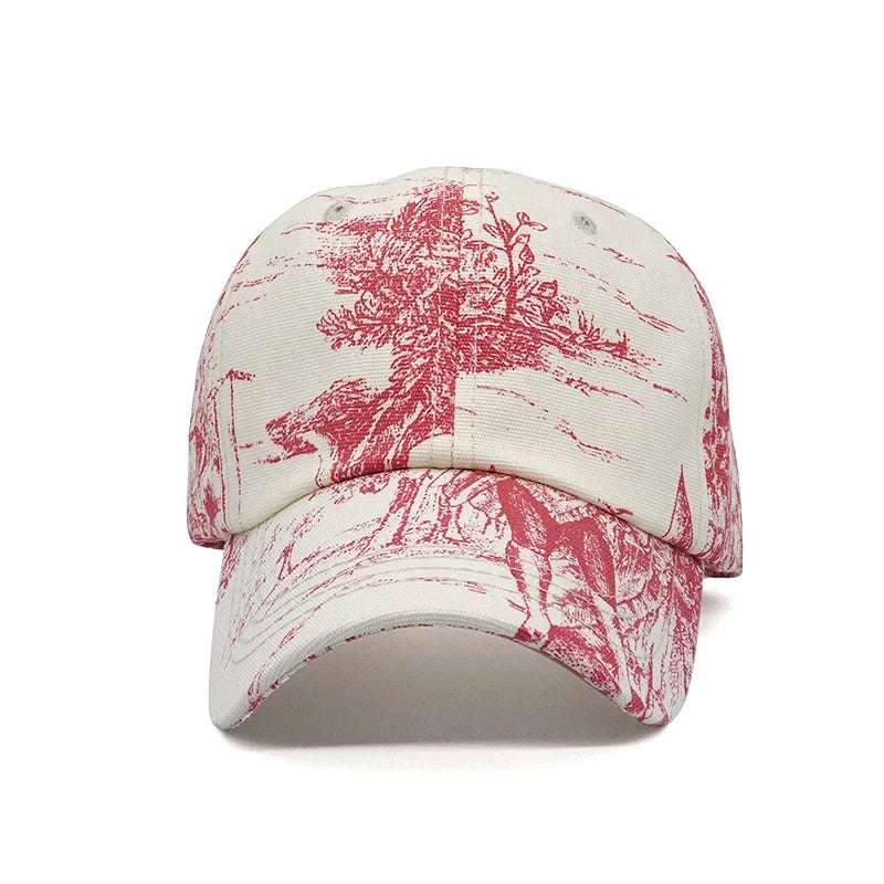 Spring/Summer Fashion Print Baseball Hat