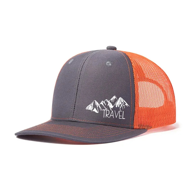 Spring summer Luxury Peak TRAVEL Curved Adult Baseball Cap