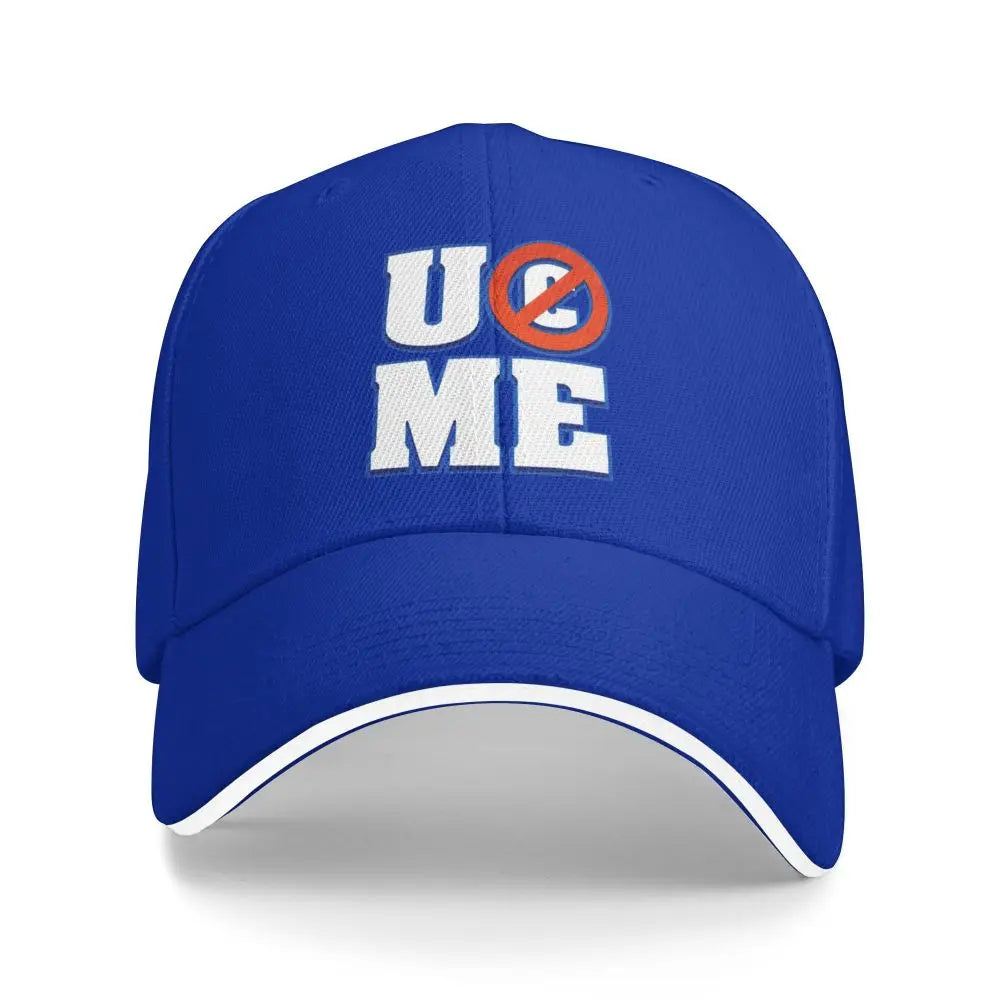 Yellow Wrestling john Cena White Custom Baseball Caps