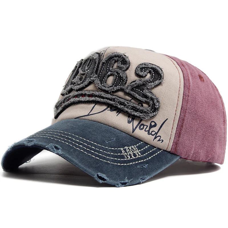 Fashion Vintage Washed Cotton Baseball Cap