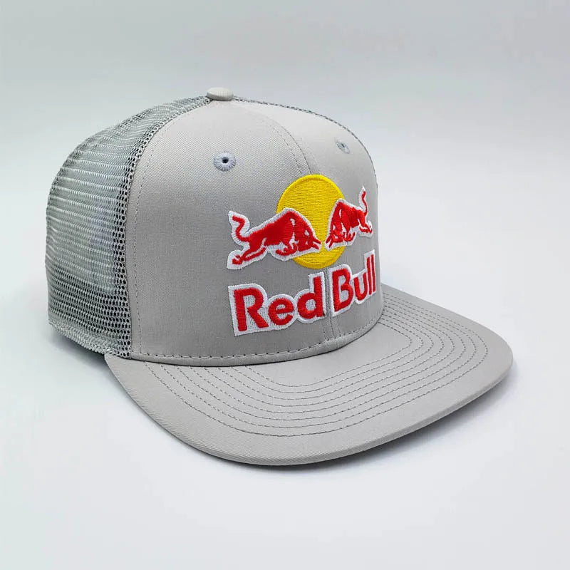 High Quality Red Bull Flat Brim Baseball Cap