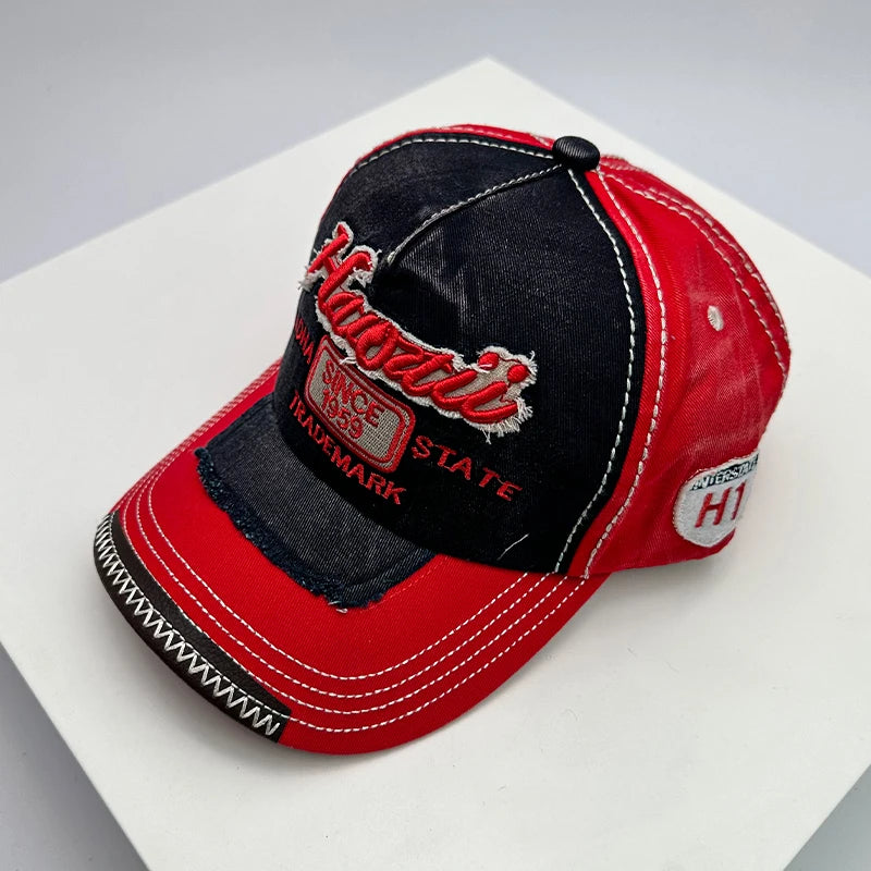 Korean Vintage Washing Men Women Baseball Hats
